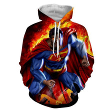 Load image into Gallery viewer, Super Man On Fire 3D Hoodie