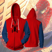 Load image into Gallery viewer, Spiderman Zip up - Spiderman Homecoming Hoodie - Spiderman Jacket