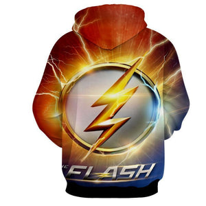 Flash Sign 3D Printed Hoodie - The Flash Jacket - Star Lab Hoodie
