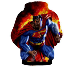 Load image into Gallery viewer, Superman Red Eyes 3D hoodie