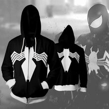 Load image into Gallery viewer, SYMBIOTE SPIDER-MAN - ZIP UP HOODIE - 3D HOODIE