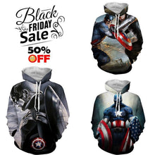 Load image into Gallery viewer, BLACK FRIDAY DEAL #8 - Captain America 3 Hoodies Bundle