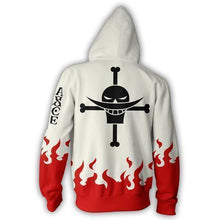 Load image into Gallery viewer, ONE PIECE - FIRE FIST ACE ZIP UP HOODIE - ANIME HOODIES