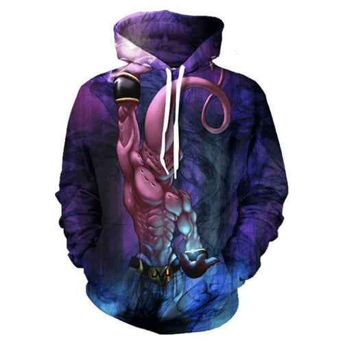 Dragon Ball Z Hoodie - Kid Buu 3D Hoodie - Jacket