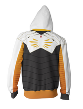 Load image into Gallery viewer, Mercy Overwatch Zip-up Hoodie - Latest 3D Overwatch Hoodie