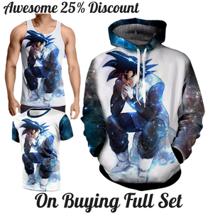 Dragon Ball Super Z Hoodie - Black Goku Evil Thought Moment Unisex Design