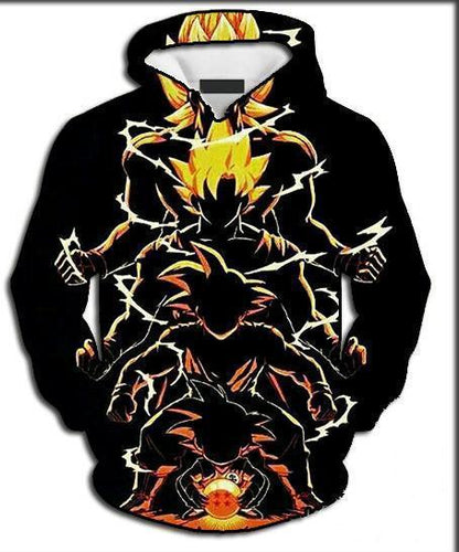 Dragon Ball Z Hoodie - Super Saiyan Hoodie - DBZ Hoodie