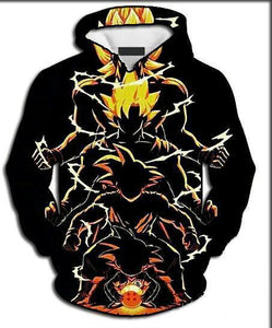 Dragon Ball Z Hoodie - Super Saiyan Hoodie - DBZ Hoodie