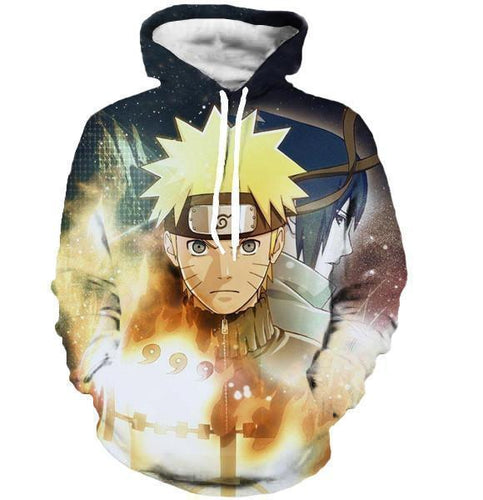 Naruto and Sasuke 3D Hoodies