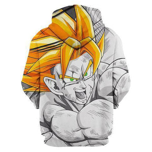 Dragon Ball Z Hoodie - Goku Ssj Hoodie - DBZ Hoodie