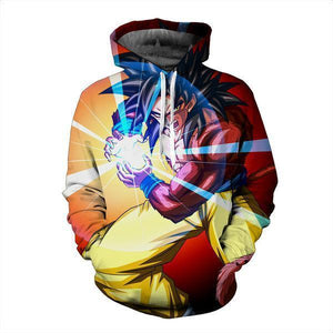 Dragon Ball Z Hoodie - SSj 4 3D Hoodie - Jacket