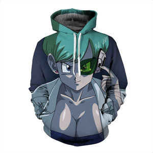 Dragon Ball Z Hoodie - Bulma 3D Hoodie