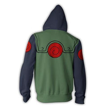Load image into Gallery viewer, Naruto Hoodie - Kakashi Zip Up Hoodie - Jacket