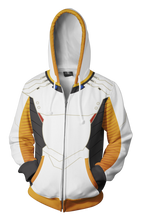 Load image into Gallery viewer, Mercy Overwatch Zip-up Hoodie - Latest 3D Overwatch Hoodie