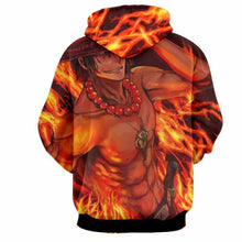 Load image into Gallery viewer, Fire Fist Ace Fire 3D Hoodie - One Piece