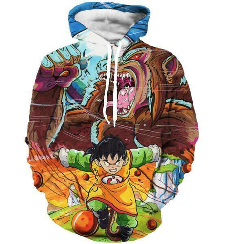 Dragon Ball Z Hoodie - Angry Kid Gohan 3D Hoodie - Dragon Ball Z Jacket