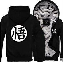 Load image into Gallery viewer, GOKU TRAINING SYMBOL - FLEECE ZIP-UP JACKET HOODIE
