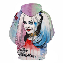 Load image into Gallery viewer, Harley Quinn 3D Hoodie BLUE &amp; PINK