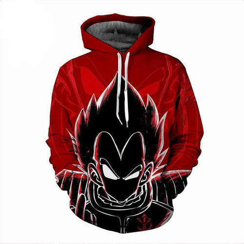Dragon Ball Z Hoodie - Saiyan Vegeta Hoodie - Jacket