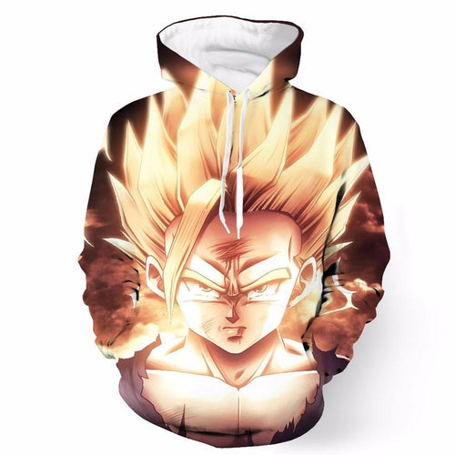 Dragon Ball Z Hoodie - SSj Gohan 3D Hoodies