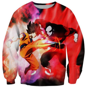 Dragon Ball Super Hoodie - Limit Breaker Goku VS Jiren Hoodie - DBS Hoodie
