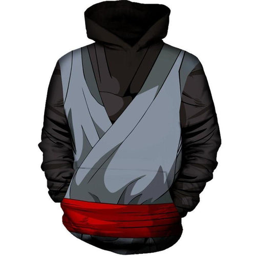 Dragon Ball Super Z Hoodie - Black Goku Armour 3D Hoodie