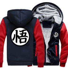 Load image into Gallery viewer, GOKU TRAINING SYMBOL - FLEECE ZIP-UP JACKET HOODIE