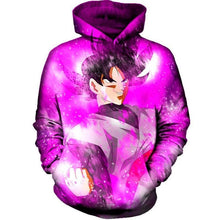 Load image into Gallery viewer, Dragon Ball Super Z Hoodie - Black Goku Energy Unisex Design