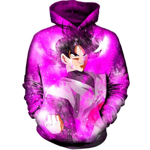 Dragon Ball Super Z Hoodie - Black Goku Energy Unisex Design