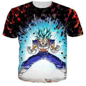 Dragon Ball Super Z Hoodie - SSj Blue Vegito Hoodie