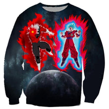 Load image into Gallery viewer, Dragon Ball Z Hoodie - Jiren Vs Goku Blue Kaio Ken Hoodie
