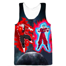 Load image into Gallery viewer, Dragon Ball Z Hoodie - Jiren Vs Goku Blue Kaio Ken Hoodie
