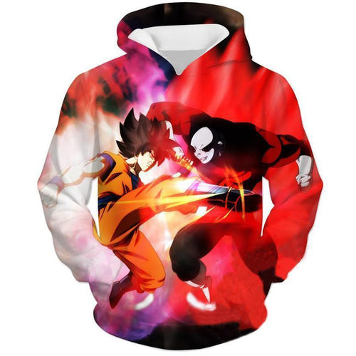 Dragon Ball Super Hoodie - Limit Breaker Goku VS Jiren Hoodie - DBS Hoodie