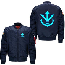 Load image into Gallery viewer, LUMINOUS SAIYAN CREST BOMBER JACKET
