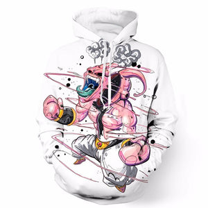 Dragon Ball Z Hoodie - Angry Majin Buu Hoodie - Dragon Ball Z Jacket