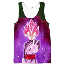 Load image into Gallery viewer, Dragon Ball Super Z Hoodie - Super Saiyan Rose Black Vegeta