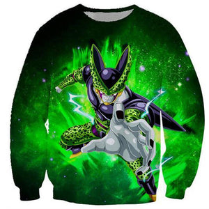 Dragon Ball Z Hoodie - Perfect Cell Hoodie - DBZ Hoodie