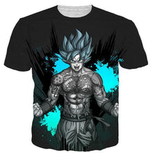 Load image into Gallery viewer, Dragon Ball Z Hoodie - SSj Goku Tatto Hoodie