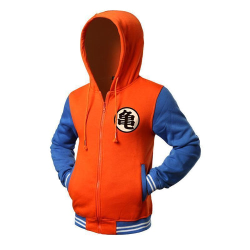 Goku Varsity Baseball Jacket Hoodie