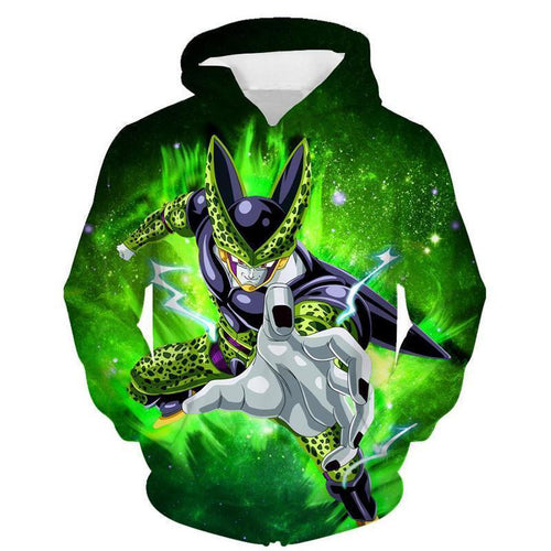 Dragon Ball Z Hoodie - Perfect Cell Hoodie - DBZ Hoodie