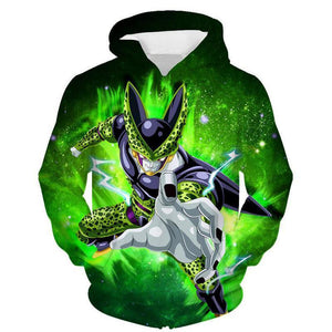 Dragon Ball Z Hoodie - Perfect Cell Hoodie - DBZ Hoodie
