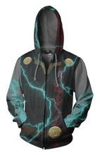 Load image into Gallery viewer, Thor Cosplay Zip Up Jacket - Thor Ragnarok Hoodie