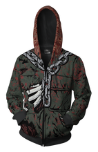 Load image into Gallery viewer, Jason Voorhees Hoodie - Friday The 13th Series Zip Up Jacket