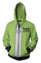 Load image into Gallery viewer, Invader Zim Hoodie - Zim Zip Up Jacket