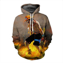 Load image into Gallery viewer, Portgas D. Ace 3D Hoodie - Jacket - One Piece