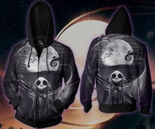 Load image into Gallery viewer, Night Mare  Zip-up Hoodie - 3D Hoodie