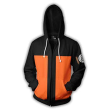 Load image into Gallery viewer, Naruto Hoodie - Naruto Uzumaki Zip Up Jacket