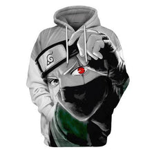 Load image into Gallery viewer, Naruto Hoodie - Kakashi 3D Hoodie - Jacket