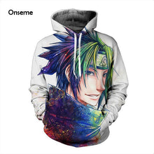 Load image into Gallery viewer, Naruto Hoodie - SASUKE 3D HOODIE - Jacket