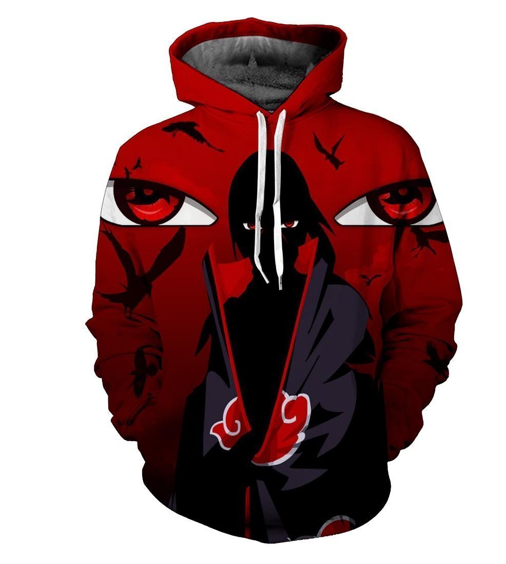 Naruto Hoodie - Sasuke 3D Hoodie - Jacket